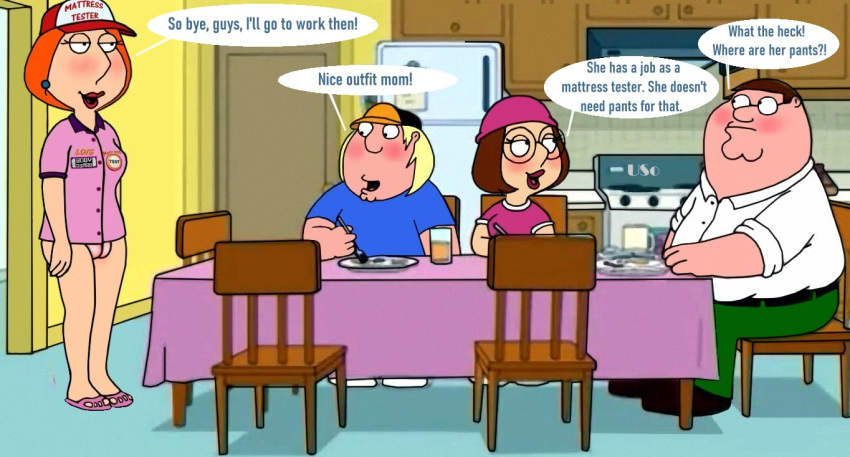 Family Guy Porn Chris And Lois Characters - Hentai Busty â€“ bottomless breasts chris griffin family guy lois griffin meg  griffin peter â€“ Hentai Busty