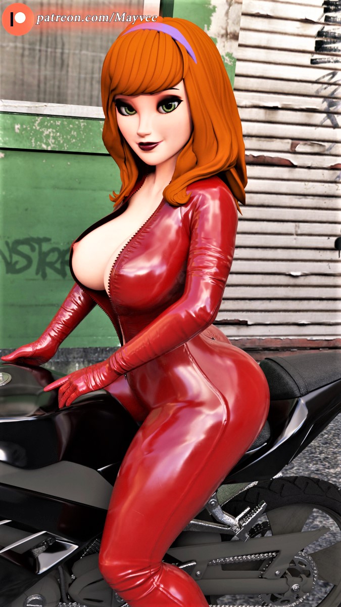 Hentai Busty â€“ bodysuit breasts daphne blake erect nipples leather suit  scooby-doo thighs | â€“ Hentai Busty
