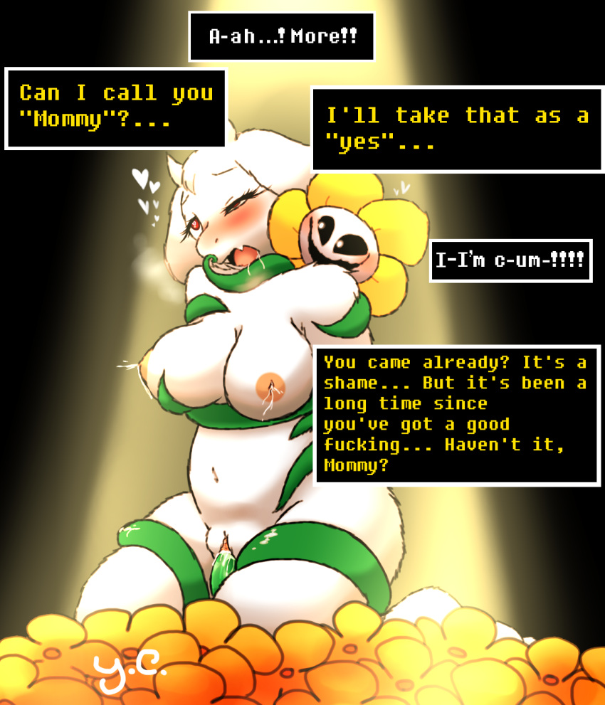 850px x 991px - Hentai Busty â€“ 1boy 1girl anthro breasts english text flowey the flower  furry goat inverted â€“ Hentai Busty