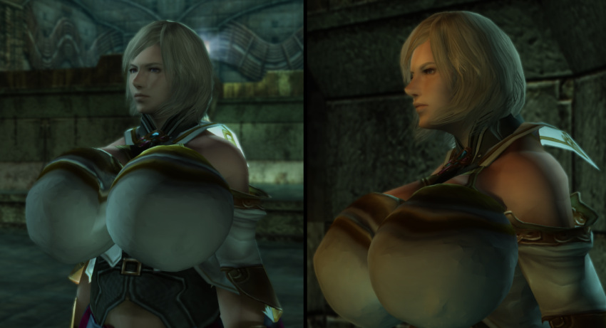 3d ashelia_b'nargin_dalmasca big_breasts big_breasts bimbo bitch breasts enormous_breasts fake_breasts final_fantasy final_fantasy_xii game_mod gigantic_breasts grey_hair horny huge_breasts hyper_breasts implants impossible_clothes impossible_clothing impossible_shirt massive_breasts mod princess sexy silicone slut tight tight_clothes tight_clothing tight_shirt whore