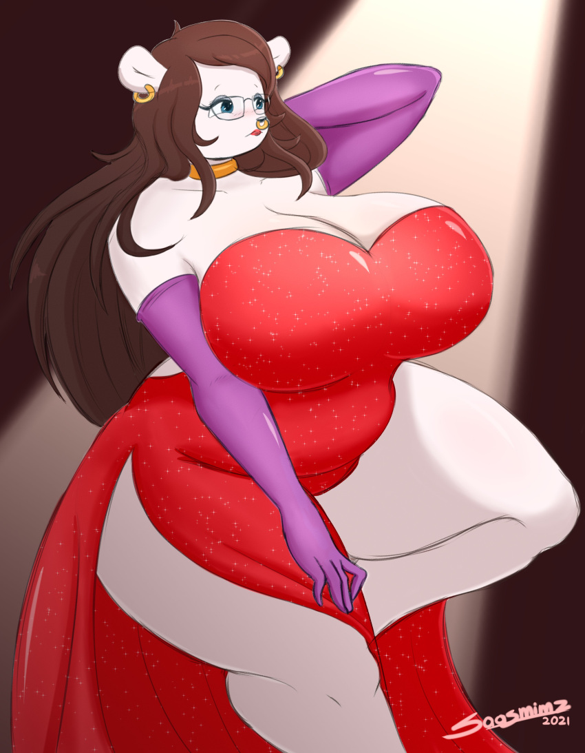 1girl big_breasts female furry saasmimzarts tagme