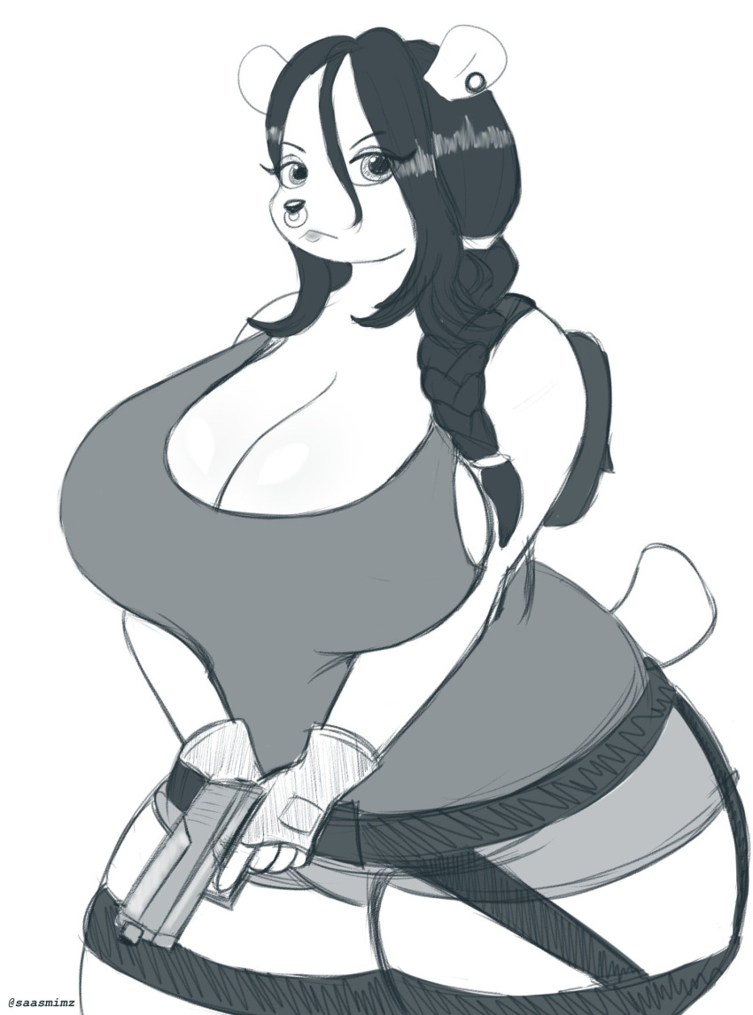 1girl big_breasts female furry saasmimzarts tagme