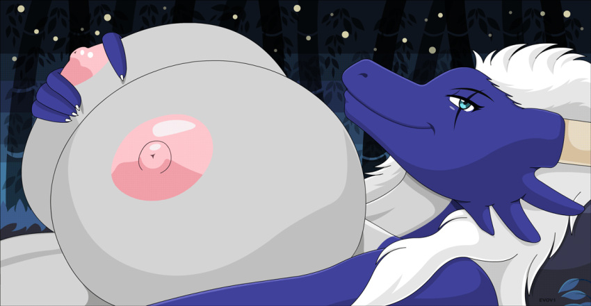 1girl big_breasts evov1 female furry