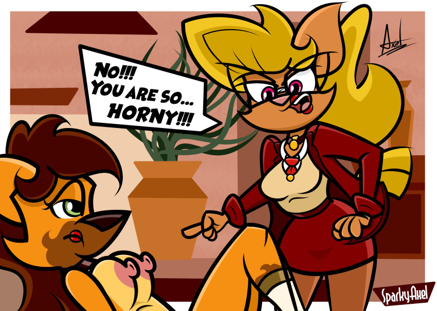 big_breasts female/female furry mrsparkysnsfw