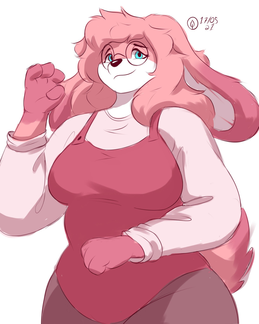 1girl big_ass big_belly big_breasts bunny fat fat_ass fat_belly fat_breasts female furry plump tropicalfox_