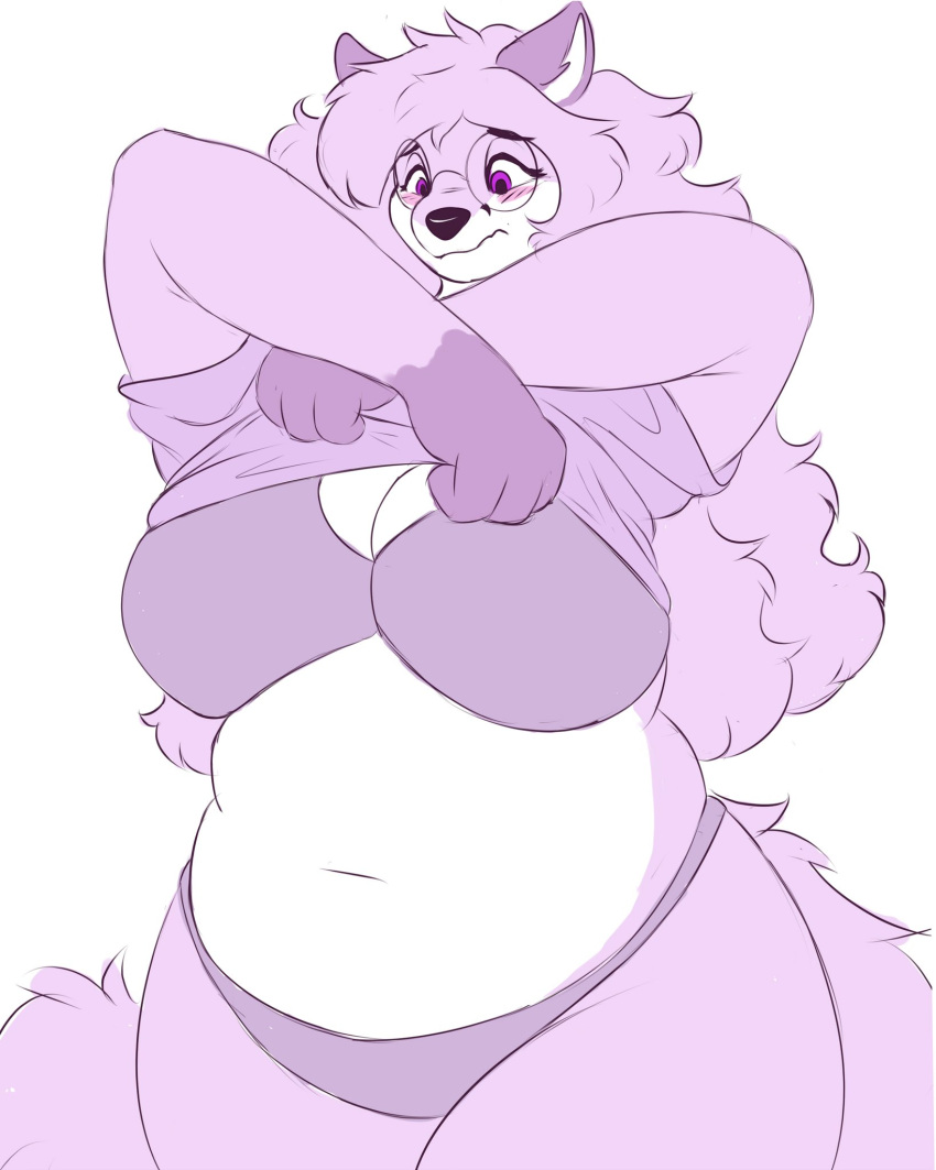 1girl big_ass big_belly big_breasts fat fat_ass fat_belly fat_breasts female fox furry plump tropicalfox_