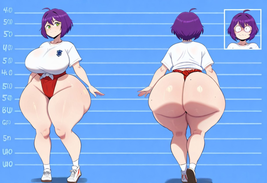 1girl ai_generated ass big_ass big_breasts breasts fundoshi fundoshilover101 huge_ass huge_breasts original original_character