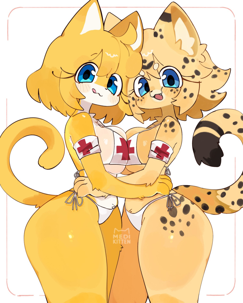 big_ass big_breasts cat female/female furry kat_kitt_