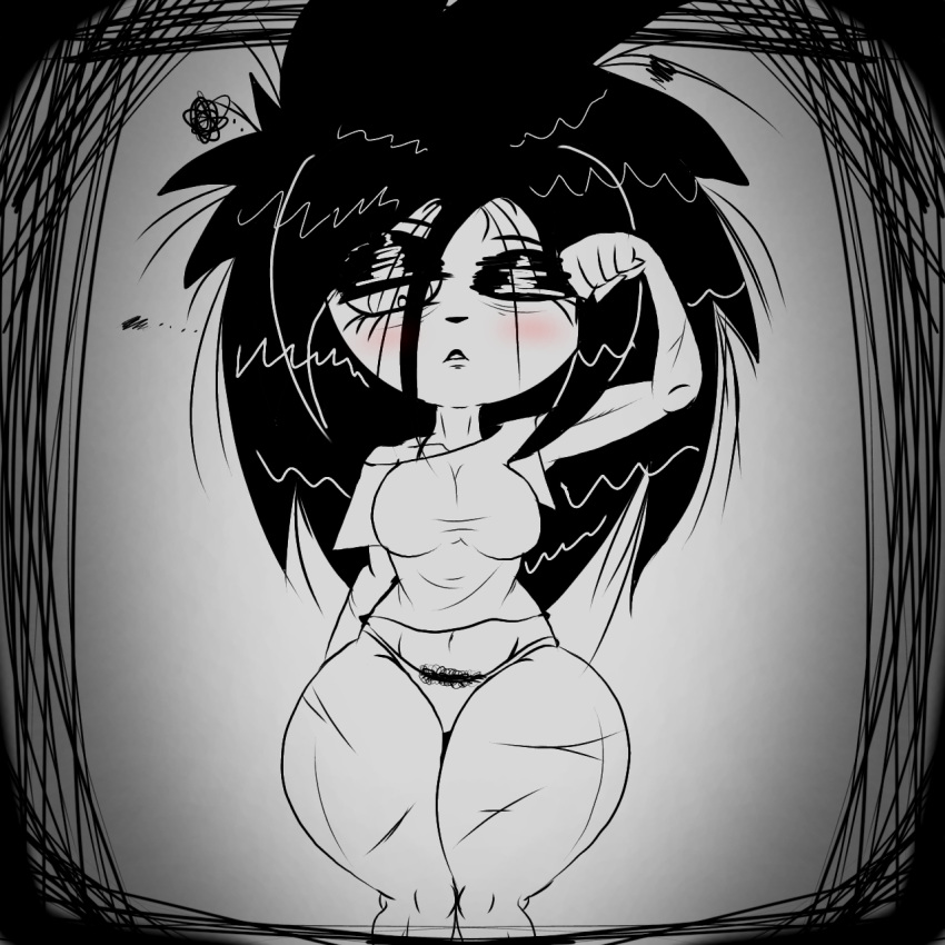 1girl 2025 big_breasts bitch black_hair blush blush breasts breedable emo emo_girl female_pubic_hair fuckable giygal goth goth_girl i_can't_sleep monochrome musky nasty nasty_bitch nia_(i_can't_sleep) panties pubic_hair reeking_of_fish reeking_of_pussy scars sketch sleepy slut smelly stinky thick_thighs thighs thunder_thighs whore woken_up