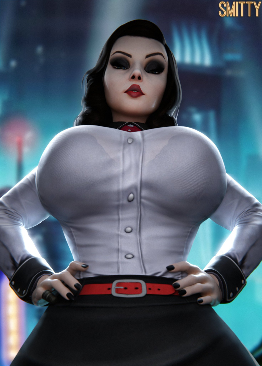 1girl 1girls 3d big_ass big_breasts big_breasts bioshock bioshock_infinite breasts cloud_chamber_studios curvaceous curvy curvy_figure elizabeth_comstock elizabeth_comstock_(burial_at_sea) hips hourglass_figure huge_ass huge_breasts large_ass legs light-skinned_female light_skin mature mature_female slim_waist smitty34 thick thick_hips thick_legs thick_thighs thighs voluptuous waist wide_hips