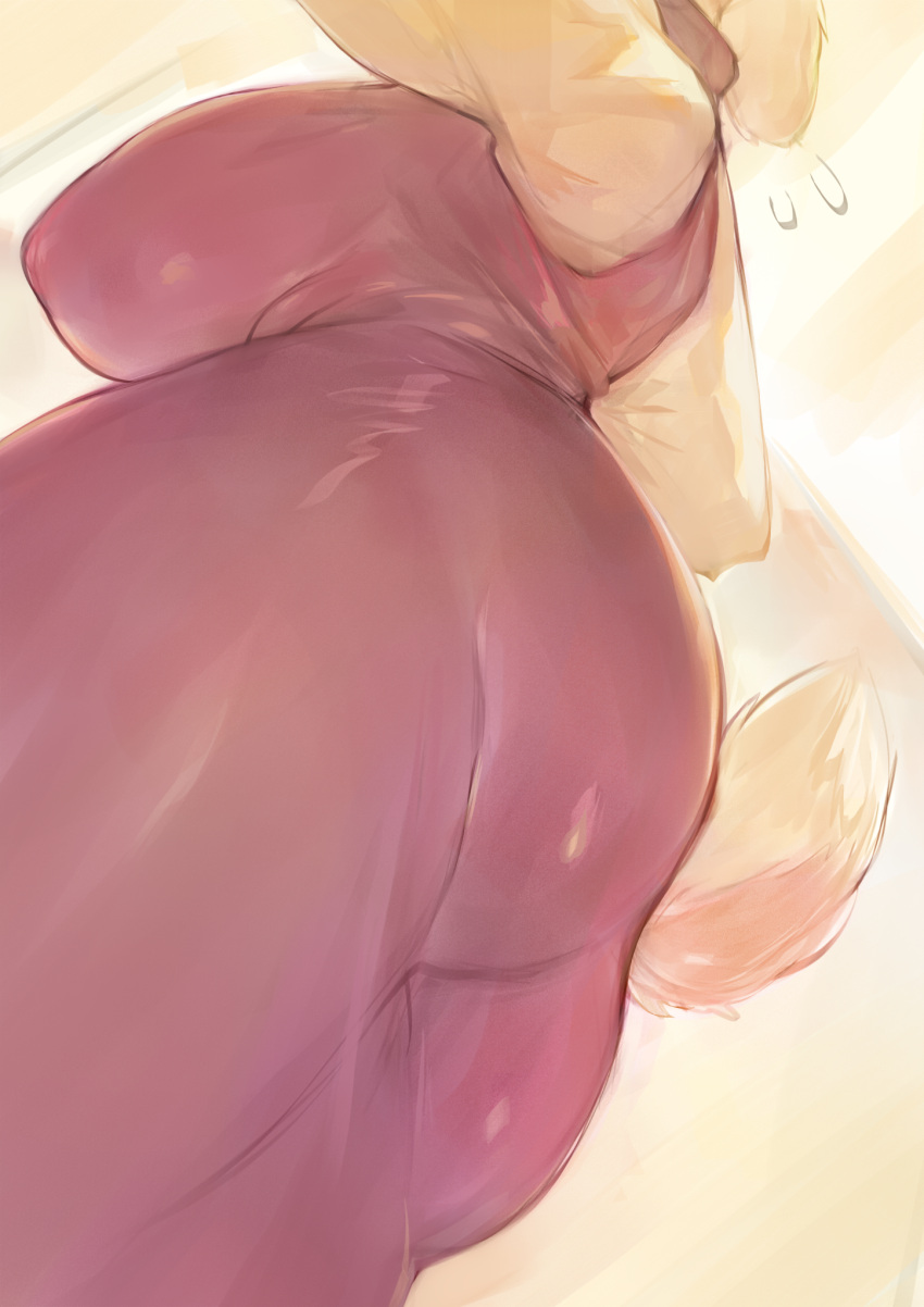 1girl 1girl 2026 3gs anthro ass big_ass big_breasts biped bovid breasts caprine digital_drawing_(artwork) digital_media_(artwork) faceless_anthro faceless_character faceless_female goat high_res huge_breasts low-angle_view mammal mature_anthro mature_female nipple_outline overweight overweight_anthro overweight_female rear_view standing tail thick_thighs toriel undertale_(series) wide_hips
