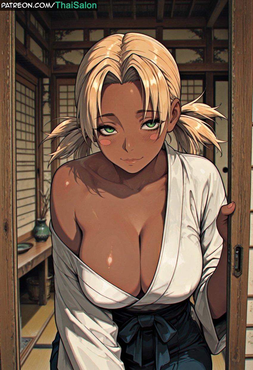 1girl 1girls adult aged_up ai_assisted ai_generated before_sex big_ass big_breasts blonde_hair blush blush_stickers breasts chromatic_abberation clothed clothed_female clothing curvaceous curvaceous_body curvaceous_female curvaceous_figure curves curvy curvy_body curvy_female curvy_figure curvy_hips dark-skinned_female eyebrows eyelashes eyeliner femal high_res high_resolution highs hires huge_ass huge_breasts kaolla_su large_ass love_hina patreon patreon_username pigtails sagging_breasts sexually_suggestive stable_diffusion tagme tease teasing teasing_viewer thaisalon thick thick_thighs thighs voluptuous voluptuous_body voluptuous_female waiting watermark