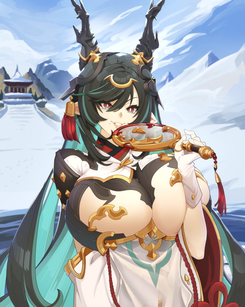 1girl anime_girl big_breasts digital_art female granblue_fantasy legendsnjk payila_(granblue_fantasy) solo